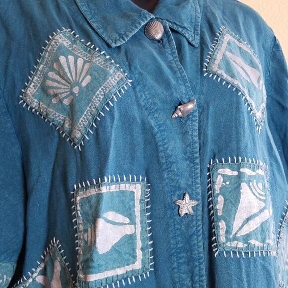 Country Wear 2000 Casuals Tropical Shirt - Picture 2 of 7